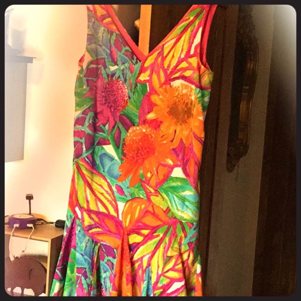 Ralph Lauren summer dress from Dillard’s.